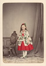 Follett Family Album of Children Costumed for a Fancy Dress Ball, ca. 1880. (Cherry Girl. Isabel Harding).