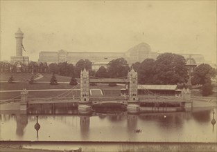 Progress of the Crystal Palace at Sydenham, 1854.