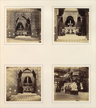 [Alhambra and Court of Lions; View in South Transept], ca. 1859.