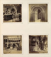 [Medieval Court; Entryway to Byzantine Court; Sheffield Court; French and Italian Mediaeval Vestibule], ca. 1859.