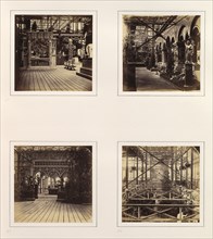 [Court of Ancient Monuments; German Medieval Court; View with Statue of Albert of Bavaria; Elevated View of Central Transept], ca. 1859.