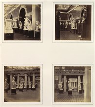 [Sculpture Court Flanked by Torso of Marsyas and Sacrificial Altar; Sculpture Court with Bust of Caracalla; Greek Court with Sculptures of Mercury, Faun, and Ariadne; Roman Court with Three Sculptures...