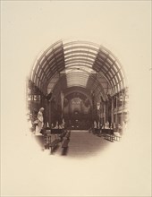 View in Central Hall, Art Treasures Exhibition, Manchester, 1857.