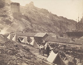 The Genoese Castle, Balaklava, 1855.