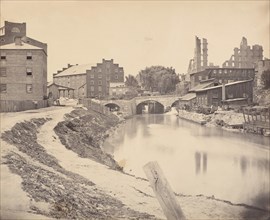 Civil War View, 1860s. (View Near the Haxall Mills, Richmond Virginia).