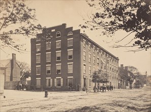 Civil War View, 1860s. (Buildings used for Barracks, Richmond Virginia).