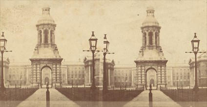 Group of 15 Early Stereograph Views of Cambridge, England and the Surrounding Area, 1860s-80s.
