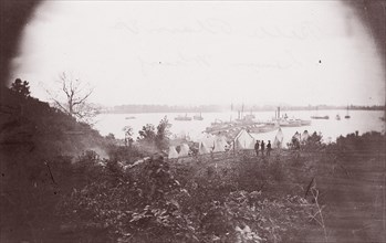 Belle Plain, Virginia. Lower Wharf, 1864. Formerly attributed to Mathew B. Brady.