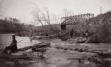 Bull Run. Bridge Near Union Mills, ca. 1862. Formerly attributed to Mathew B. Brady.