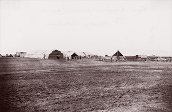 Quartermaster and Ambulance Camp, Brandy Station, Virginia, 1861-65. Formerly attributed to Mathew B. Brady.