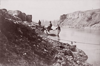 White House Landing, Pamunkey River, 1861-65. Formerly attributed to Mathew B. Brady.