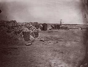 In front of Petersburg, 1864. Formerly attributed to Mathew B. Brady.