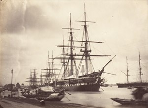 H.M.S. Shannon off Calcutta, 1858-61.