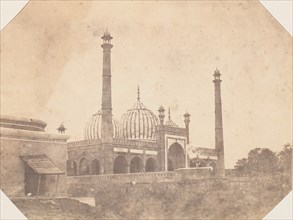 Jama Masjid Mosque, Delhi, 1850s.