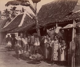 Scene in Batavia, 1860s-70s.