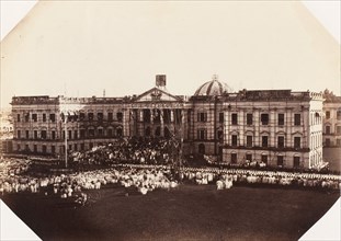 Queens Proclamation, Government House, Calcutta, November 1858, 1858.