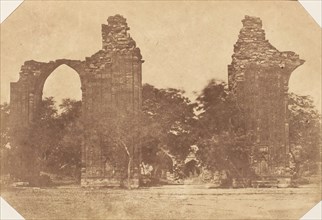 Ruins at Old Delhi, 1850s.