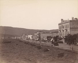 Smyrna, General View of the Quais, 1880s.