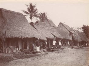 Chinese Village, Singapore, 1860s-70s.