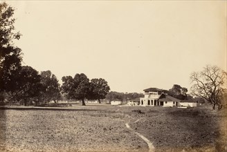View of Bungalow and Grounds, 1850s.