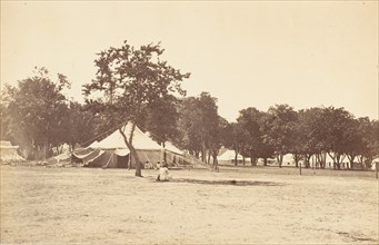 Side View of Main Street, Governor General's Camp, 1858-61.