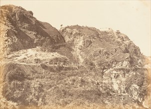 Path leading to Convent, Simla, 1850s.