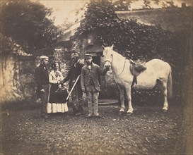 Rural Group with Horse, 1850s.