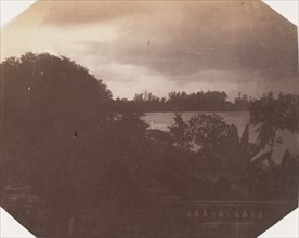 View from the Government House, Barrackpore, 1858.