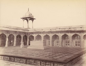 King Akbar's Tomb, Agra, 1860s-70s.