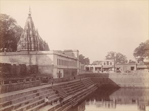 Monkey Temple, Benares, 1860s-70s.