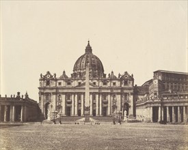 St. Peter's, Rome, 1850s.