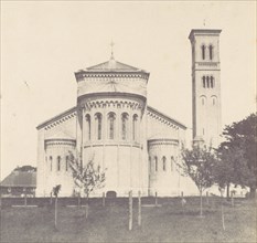 Wilton Church, East End and Bell Tower, 1850s.