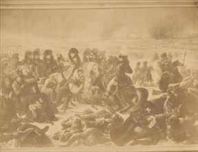 [Reproduction of Napoleon on the Battlefield of Eylau by Antoine-Jean Gros], 1850s.
