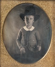 Young Boy Wearing Livery or Riding Costume, 1840s.