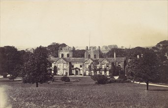Manor House with Two Towers Seen from Grounds, 1860s.