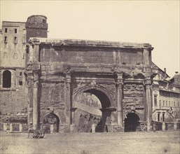 Arch of Septimius Severus, Rome, 1850s.
