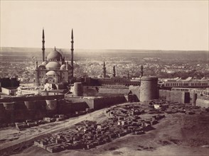 The Citadel and the Mosque of Mohammed Ali, Cairo, 1870s.