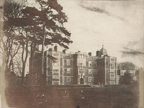 Charlton House with Seated Figures in Foreground, 1850s.