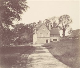 View of House from Driveway, 1850s.