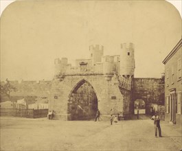 St. Mary's Gate, York, 1850s.