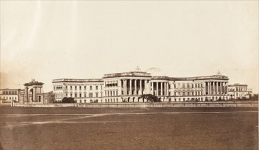 South West View of Government House, Calcutta, 1858-61.