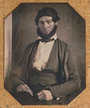 Man with Chin Curtain Beard, 1840s.