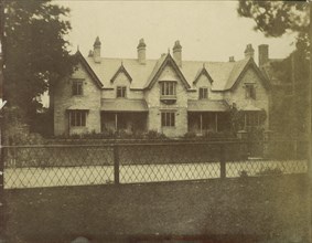 Gabled House Across Lane, 1850s.