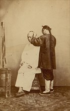 Man Examining Other Man, 1870s.