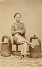 Man with Buckets, 1870s.