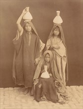 Arab Girls Carrying Water, 1880s.