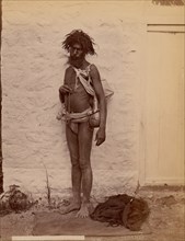 Man in Loincloth with Strands of Beads, 1860s-70s.