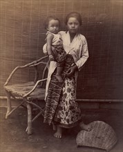 12 Year Old Mother, Malay, Batavia, 1860s-70s.