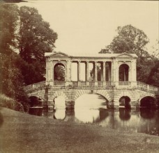 Wilton House with Palladian Bridge by Morris, 1850s.