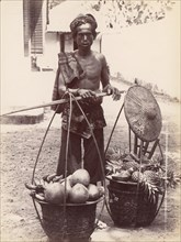 Fruit Seller, Batavia, 1860s-70s.